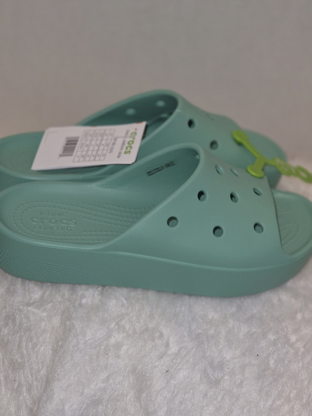 CROCS Classic Slide Sandals - Seafoam - Picture 6 of 7